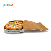 Jouets pour animaux de compagnie en peluche personnalisés Famipet, forme de pizza, de qualité supérieure, avec sonnette, pour chien