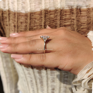 Stylish Lab Grown Diamond <b>Ring</b> With Polished Finish For Everyday Glamour And Special <b>Life</b> Milestones From India - Product Image 5