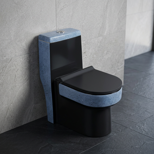 Offre Spéciale haute qualité noir décoratif en céramique une pièce placard à eau monobloc toilette Design de mode - Product Image 3