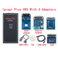 IPROG Plus V85 IMMO, Programador de Llaves para Unidades de Control Electrónico de Automóviles, Reinicio de Radio, SRS y Tablero, Reemplazo Digital Prog, 1 Año de Garantía