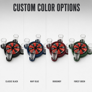 Ensemble <span class=keywords><strong>de</strong></span> <span class=keywords><strong>jeu</strong></span> <span class=keywords><strong>de</strong></span> roulette à boire avec logo couleur personnalisé et 4 verres à <span class=keywords><strong>shot</strong></span>, OEM ODM, vente en gros, <span class=keywords><strong>jeu</strong></span> <span class=keywords><strong>de</strong></span> roulette <span class=keywords><strong>de</strong></span> fête pour marques <span class=keywords><strong>de</strong></span> cadeaux - Product Image 3