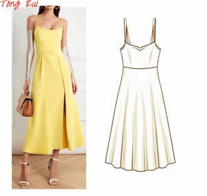 Groothandel Hoge Kwaliteit Mode Linnen Jurk China Kleding Vrouwen Fabriek Leveranciers Merk Top Kwaliteit Aangepaste Kleding Fabrikant