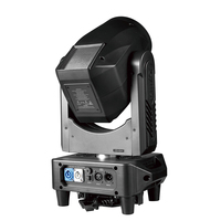 Luz de Escenario Joyfirst Beam 250W Súper Ligera, Mini Cabeza Móvil con Foco Beam para DJ y Discoteca con Tira de Anillo LED