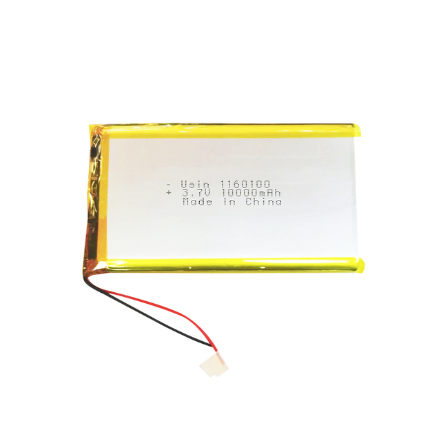 Factory Price 10000mAh Rechargeable Lipo Battery 3.7V 1160100 Li Polymer Battery for Portable Power Bank