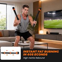 Ensemble de cordes de combat réglables sans corde en ABS et acier OEM/ODM pour exercices aérobiques et entraînement musculaire, portable et sans fil