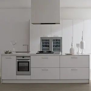 Nuevos diseños última personalizado pequeño Mini cocina Hotel cocina para uso