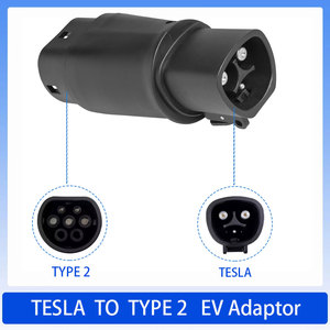 Adaptateur de charge <span class=keywords><strong>Tesla</strong></span> vers Type 2 EVSE Connecteur 32A 250V IEC 62196-2 Convertisseur - Product Image 3