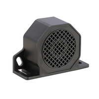 Alarme de recul LED DC 12-80V 92-107dB, 3 niveaux de volume et 2 modes sonores, avertisseur sonore de recul pour voiture, camion, chariot élévateur