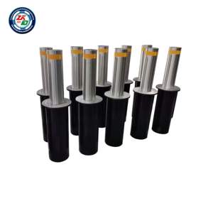 Bolardos Hidráulicos Retráctiles Automáticos ZKID K4 K8 de 900 mm, Acero Inoxidable, Capacidad de Carga de 3000 kg, para Estacionamiento de Automóviles, Entrada de Vehículos, Residencial - Product Image 3