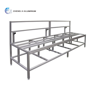 Bán buôn 45180 t khe cắm Rack hiển thị Modular khung 45x180 Anodized nhôm công nghiệp hồ sơ - Product Image 4