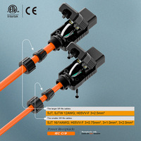 Conector de Cable de Repuesto para UPS/PDU de Uso Industrial, Verificado por ETL, Enchufe IEC 320 C19, 20A/125V, 16A/250V, 20A 16A, Negro