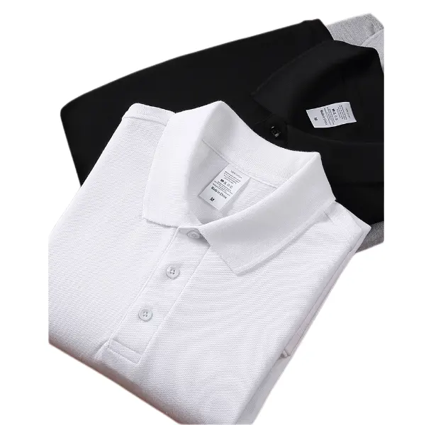 EL-001 Casual Plain Golf Men Polo T Shirts 100%cotton Business Office Polo Shirts Customized Logo