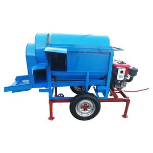 ZZGD Home-used small manual portable rice/bean/wheat thresher/mini rice thresher outside