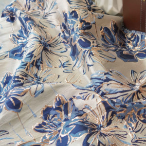 Sang trọng thiết kế mới ánh sáng kim loại thổ cẩm Jacquard lurex sóng thiết kế vải - Product Image 6