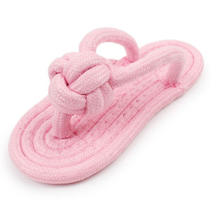 Juguete Masticable para Perros en Forma de Zapatilla de Cuerda de Algodón, Juguete de Cuerda Anudada para Limpiar los Dientes, Juguete Interactivo para Cachorros Resistente a Mordidas - Product Image 5