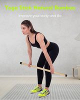 Wellshow Sport Yoga Stick Bâton d'exercice pour l'équilibre de la mobilité et barre d'étirement pour l'équipement d'étirement