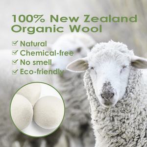 New Zealand Woolen XL Size Reusable Natural Fabric Softener Laundry Tumble Wool <b>Dryer</b> <b>Balls</b> Organic for Speed up Dry Time - Product Image 2