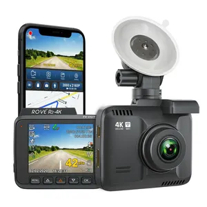 ผู้ขายที่ดีที่สุด 2.4 นิ้ว LCD WDR Wifi GPS ในตัว UHD 2160p Night Vision Dash Cam พร้อมกล้องบันทึกวิดีโอ 4K ด้านหน้าและด้านหลังกล้องติดรถยนต์