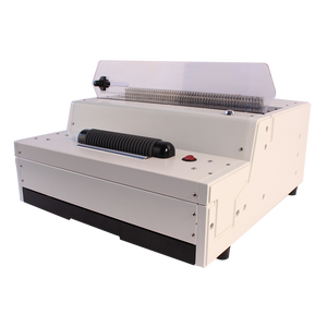 Nhà cung cấp chuyên nghiệp F4 Giấy điện xoắn ốc cuộn dây nhựa Vòng cuốn sách máy tính ràng buộc máy tính xách tay chất kết dính với bàn đạp chân - Product Image 2