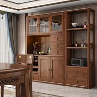 Armoire à vin de buffet d'arc d'angle personnalisée