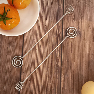 Palillos de Cóctel de Acero Inoxidable 304 de Doble Punta, Palitos para Miel con Resorte, Utensilios de Bar y Cocina para Cócteles - Product Image 4