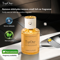 Diffuseur d'huiles essentielles TopOne Premium pour voiture, grande capacité 160 ml, longue durée 120 jours, extraction naturelle de plantes