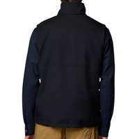 Gilet de travail softshell avec logo personnalisé, gilet coupe-vent doublé polaire pour uniforme du personnel de montagne