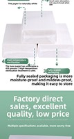 Papier toilette en rouleau épais en pâte de bois vierge bon marché 20x21cm en boîte Vente en gros commerciale en vrac Utilisation domestique Chine