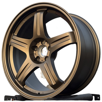 Rines Monobloque Forjados de 15 Pulgadas para Mazda MX-5 Miata 15x7 Spec Miata, Rines Legales para Carreras