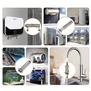 Calentador de agua de acero inoxidable de energía eléctrica de tamaño mini Piezas de fácil instalación para ducha con elemento de calentamiento fácil - Product Image 5