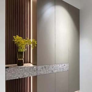 Mueble Zapatero Moderno Personalizable con Asiento, Material de Madera Maciza Ecológico para el Hogar, Villa, Muebles Modernos para Sala de Estar - Product Image 1