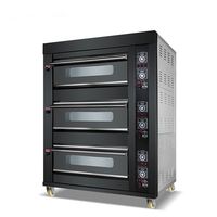 Four à gaz commercial pour la cuisson de pains, petits pains et pizzas, à convection et à convoyeur, pour cuisson à air chaud