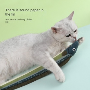 Haute qualité dent molaire menthe <span class=keywords><strong>poisson</strong></span> toile chat jouets pour animaux de compagnie <span class=keywords><strong>poisson</strong></span> - Product Image 5