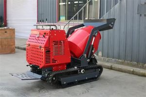 Mesin Pengaduk Semen Mini Crawler Tracked Dumper, Mesin Pencampur Mortar, <span class=keywords><strong>Mixer</strong></span> Semen dengan Harga Pabrik - Product Image 4