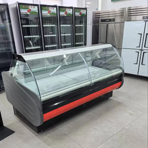 <span class=keywords><strong>Prix</strong></span> compétitif Vitrine pour Deli Viande fraîche Supermarché <span class=keywords><strong>Boucherie</strong></span> Fruits de mer Réfrigérateur Contrôle mécanique de la température - Product Image 1