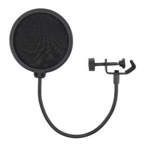 Radio <span class=keywords><strong>Video</strong></span> Micrófono MIc Pop Filtro para <span class=keywords><strong>RODE</strong></span> TASCAM Studio A prueba de viento - Product Image 1