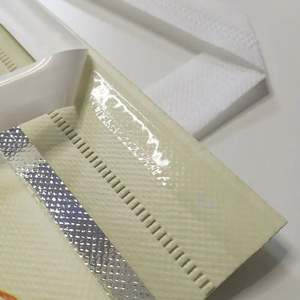 ถุงใส่อาหารแบบไม่ทอ กันน้ำมัน กันน้ำ เก็บความร้อน ถุงเคลือบสี ถุงบรรจุภัณฑ์สำหรับจัดเลี้ยง โรงงานขายส่ง - Product Image 4