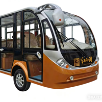 Voiture de golf électrique à batterie certifiée CE, 4-17 places, en aluminium, avec batterie au plomb-acide et moteur AC, fabriquée en Chine, pour le tourisme