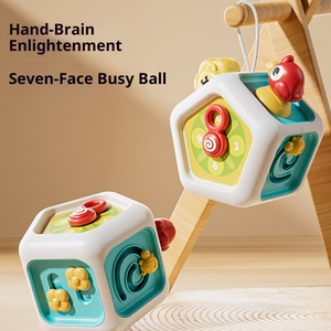 ลูกบอลพลาสติกเจ็ดด้านเพื่อการศึกษาสำหรับเด็กทารกปฐมวัยการเรียนการสอนแบบหกด้านแบบโต้ตอบสำหรับพ่อแม่ลูก - Product Image 5