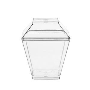 Vasos Desechables Trapezoidales de Plástico Transparente de 2oz para Mousse, Mini Vasos para Pastel, Postres, Fiestas, Panadería, Coloridos, Medianos - Product Image 2