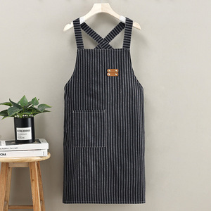 Delantal Sencillo Personalizado para Mujer, para Cocina, Antiincrustante, Transpirable, Estilo Coreano, <span class=keywords><strong>Ropa</strong></span> de Trabajo con Estampado - Product Image 2