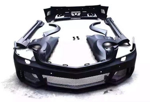 Kit carrosserie large Mercedes SL R230, style WD amélioré, pare-chocs avant et arrière, spoiler, état neuf - Product Image 6