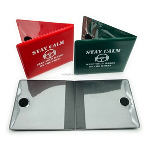 Porte-documents d'immatriculation de voiture <span class=keywords><strong>transparent</strong></span> personnalisé 2 poches porte-documents de moto en PVC - Product Image 3