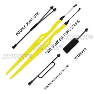 Universal LED <b>Light</b> Strip Waterproof Luminous Helmet Modified Motorcycle <b>Bicycle</b> Helmet Night <b>Light</b> Riding Accessories - Product Image 6