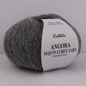 50กรัม300เมตร Angora <span class=keywords><strong>2</strong></span>มิลลิเมตรเลื่อม Lurex เส้นด้ายย้อมยาวขนมิงค์ยาวความดื้อรั้นสูงนุ่มฟูสำหรับถัก - Product Image 2