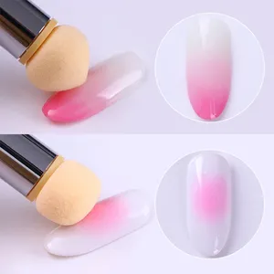 Sponge Heads Replacement Nails Art Gel Polish Color Gradient Brush Glitter Powder Dotting <b>Pen</b> For Manicure Accessories Tools - Product Image 2