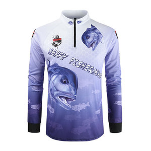 قميص صيد رجالي بأكمام طويلة قابل للتخصيص من مادة البوليستر للبالغين ، سريع الجفاف وجيد التهوية ومقاوم للماء - Product Image 5