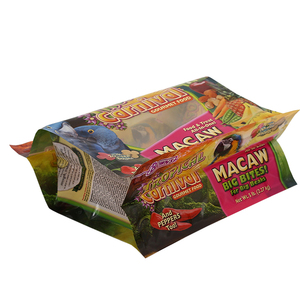 Bolsa resellable de fondo plano personalizada, embalaje seco de comida para perros y mascotas, bolsas de plástico de pie por golosina para comida para perros, 15kg, 20kg - Product Image 4