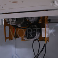 Scie à table électrique multifonctionnelle Vortek 220V pour le travail du bois, en acier inoxydable, avec moteur de scie circulaire horizontale à 45/90 degrés