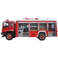 Camion de Secours ISUZU Euro 4, Capacité de Réservoir 5001-7000L, Hauteur de Travail 60m, Moteur Diesel 251-350ch, Transmission 4X2